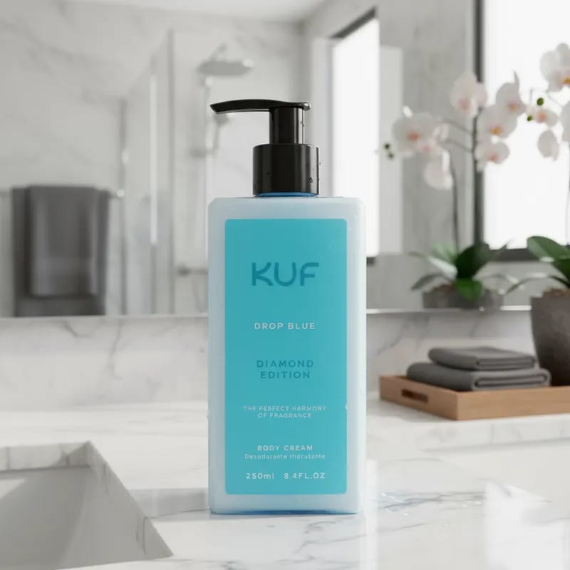 Body Cream Drop Blue 250ml - Diamond Edition