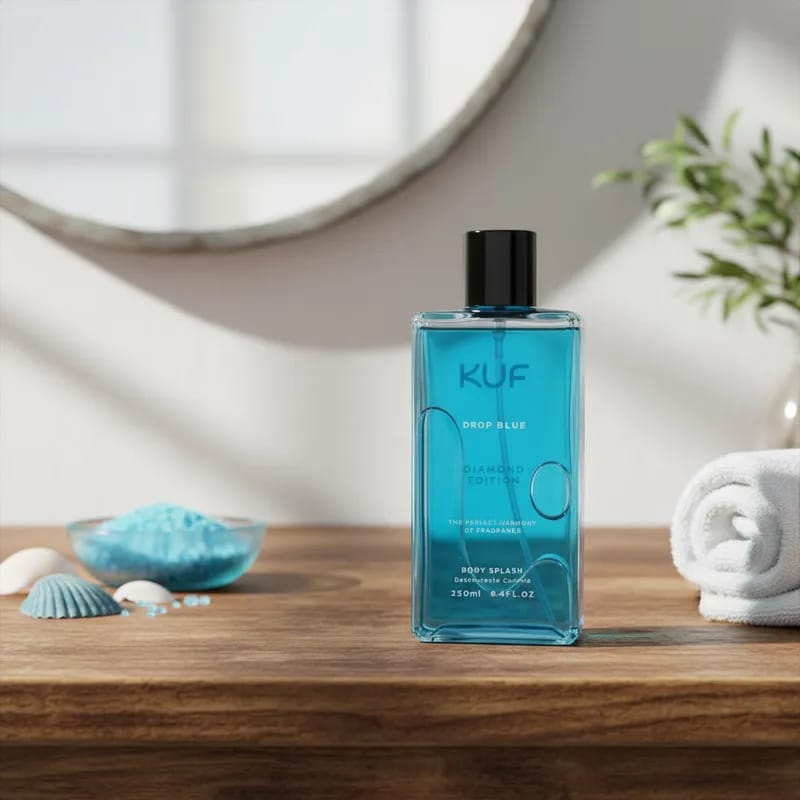 Body Splash Drop Blue 250ml - Diamond Edition